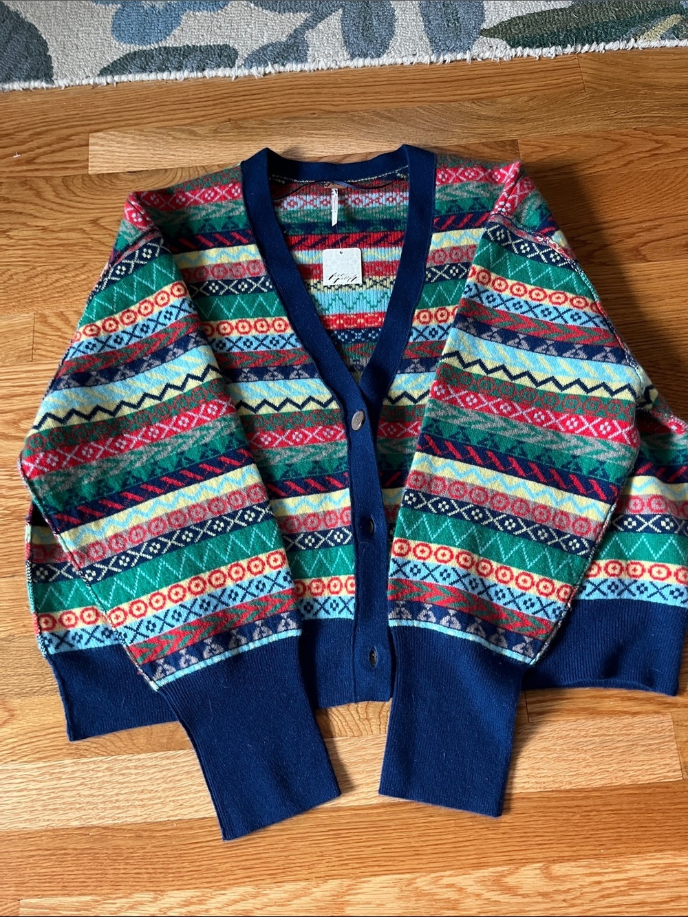Free People Better Days Cashmere Cardigan Size Large NWT - Picture 16 of 16